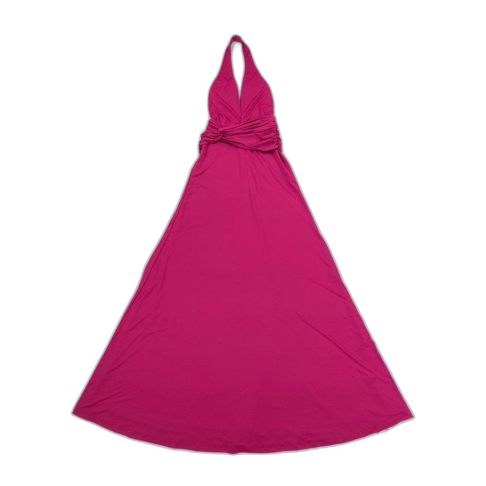 NWT Sasha Therese Antoinette Maxi Dress Berry Formal Minimal Romantic Feminine